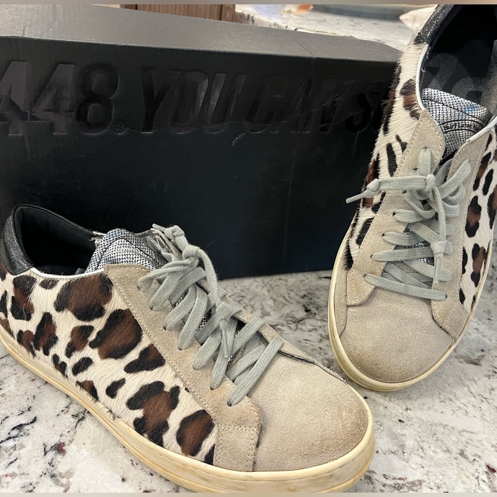 P448 leopard print sneakers, 40